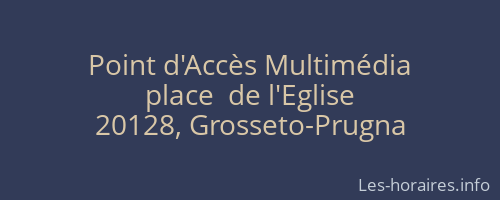 Point d'Acc&egrave;s Multim&eacute;dia