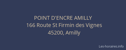 POINT D'ENCRE AMILLY