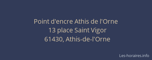 Point d'encre Athis de l'Orne