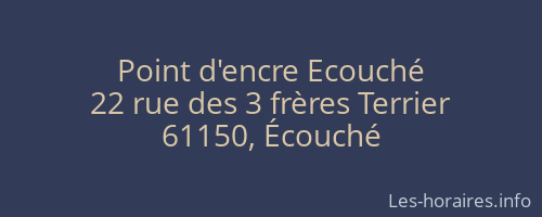 Point d'encre Ecouché