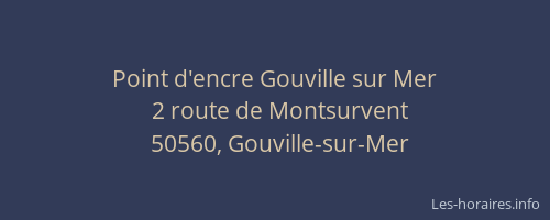 Point d'encre Gouville sur Mer