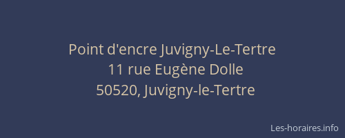 Point d'encre Juvigny-Le-Tertre