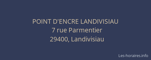 POINT D'ENCRE LANDIVISIAU