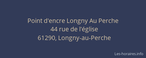 Point d'encre Longny Au Perche