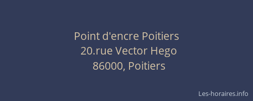 Point d'encre Poitiers