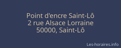 Point d'encre Saint-Lô