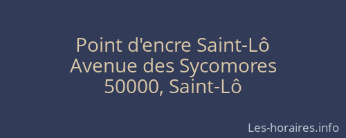 Point d'encre Saint-Lô