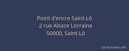 Point d'encre Saint-Lô