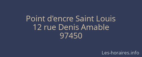 Point d'encre Saint Louis