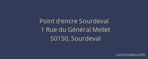 Point d'encre Sourdeval