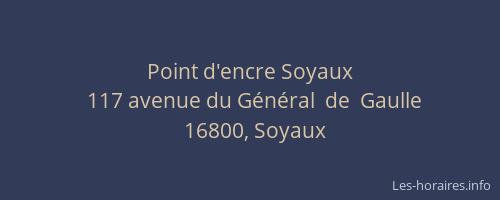 Point d'encre Soyaux