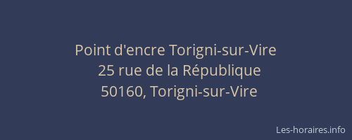 Point d'encre Torigni-sur-Vire