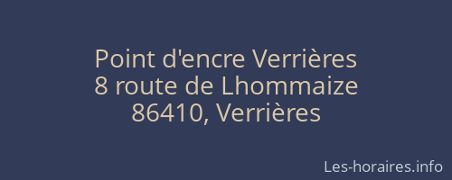 Point d'encre Verrières