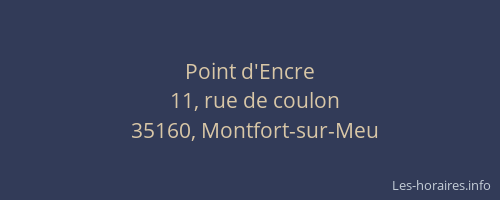 Point d'Encre