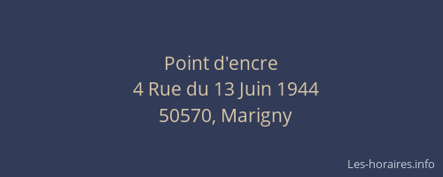 Point d'encre