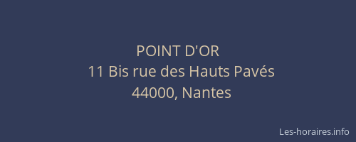 POINT D'OR