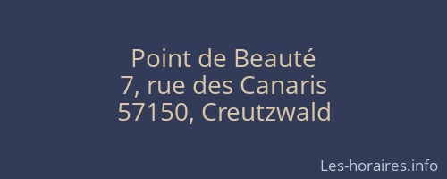 Point de Beauté