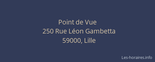 Point de Vue