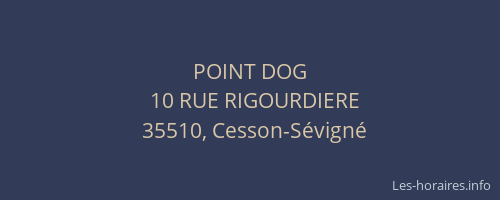 POINT DOG