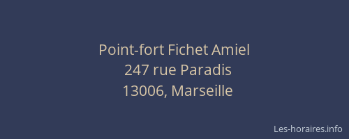 Point-fort Fichet Amiel