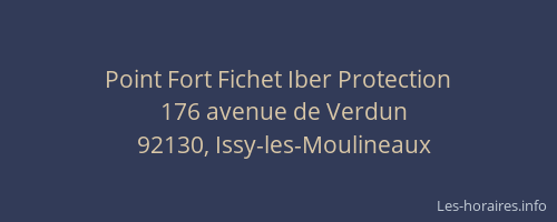 Point Fort Fichet Iber Protection