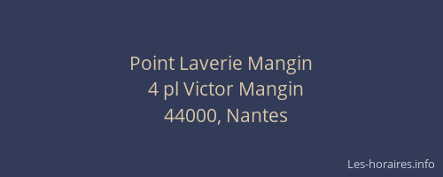 Point Laverie Mangin
