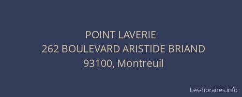 POINT LAVERIE