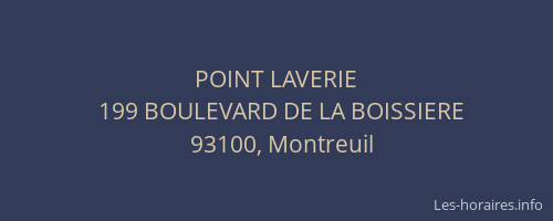 POINT LAVERIE