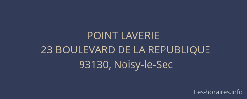 POINT LAVERIE