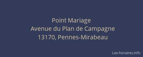 Point Mariage