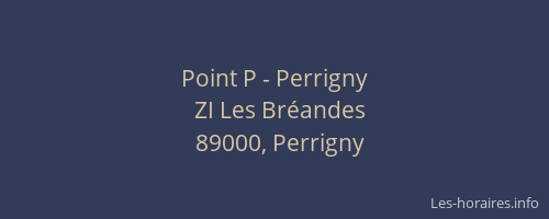 Point P - Perrigny