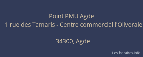 Point PMU Agde
