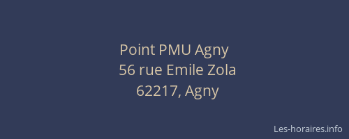 Point PMU Agny