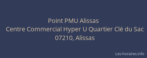 Point PMU Alissas