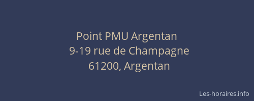 Point PMU Argentan