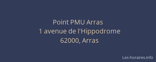 Point PMU Arras