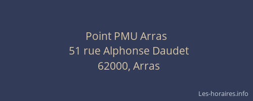 Point PMU Arras