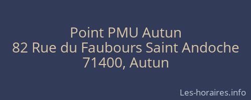 Point PMU Autun