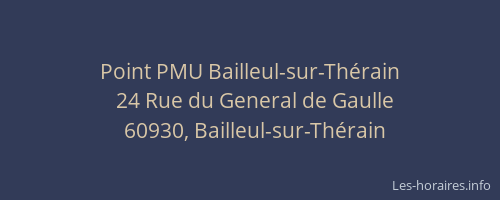 Point PMU Bailleul-sur-Thérain