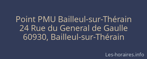 Point PMU Bailleul-sur-Thérain