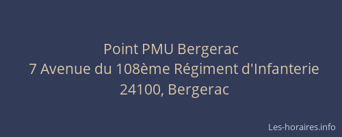 Point PMU Bergerac