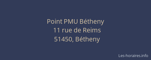Point PMU Bétheny