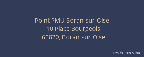 Point PMU Boran-sur-Oise