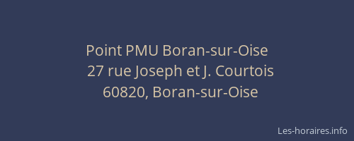 Point PMU Boran-sur-Oise
