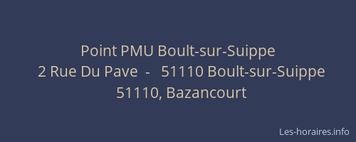 Point PMU Boult-sur-Suippe