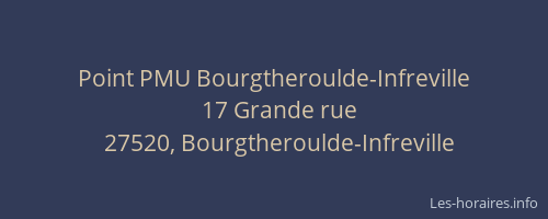 Point PMU Bourgtheroulde-Infreville