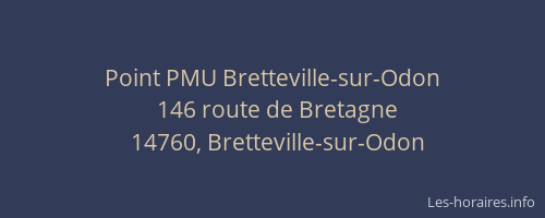 Point PMU Bretteville-sur-Odon