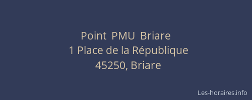 Point  PMU  Briare