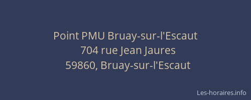 Point PMU Bruay-sur-l'Escaut