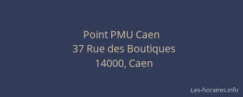 Point PMU Caen